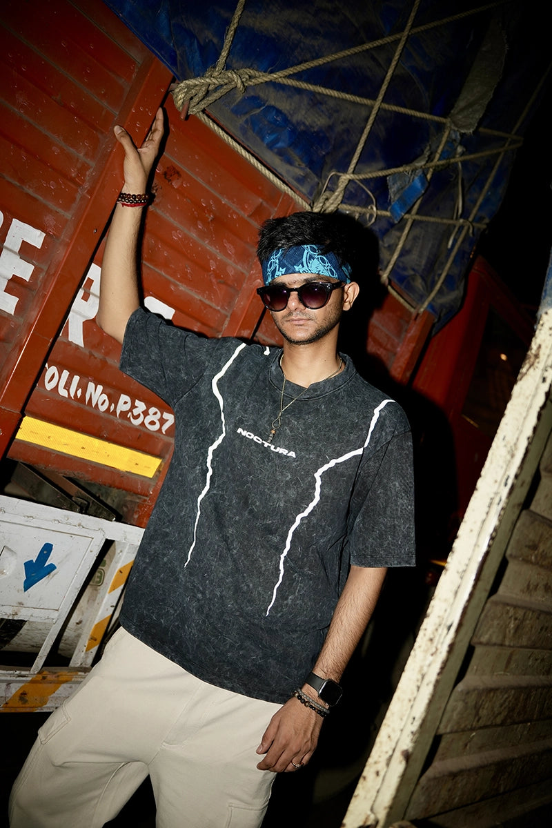 Thunderstruck Acid Wash T-shirt